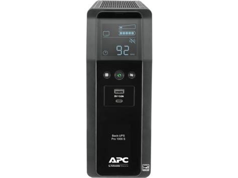 APC by Schneider Electric Back-UPS Pro BR1000MS 1.0KVA Tower UPS (2MZ679)