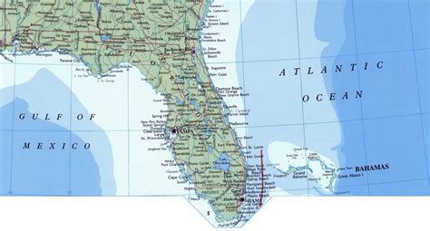 Large map of Florida state with roads, highways and cities | Florida state | USA | Maps of the ...