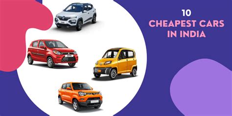 Top 10 Cheapest Cars in India - Nalini Sharma - Medium