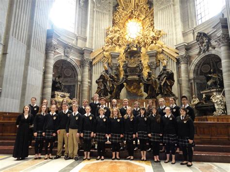 Incantato Concerts - Boutique Performance Tours: SBC Chamber Choir sings at the Vatican