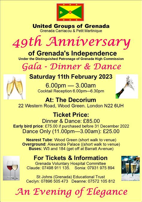 Soca Events - 49th Anniversary of Grenada's Independence