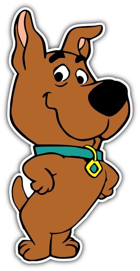 Scrappy-Doo Scooby-Doo Puppy Dog Cartoon Car Bumper Vinyl Sticker Decal 3"X6" | Cartoon dog ...