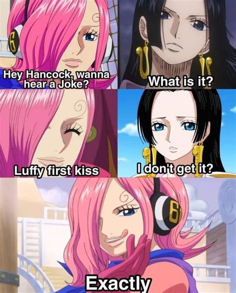 Luffy's First Kiss 😍 | One piece meme, One piece funny, One piece pictures