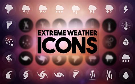 Extreme Weather Icons