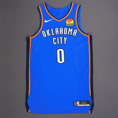 Russell Westbrook - Oklahoma City Thunder - Game-Worn Icon Edition ...