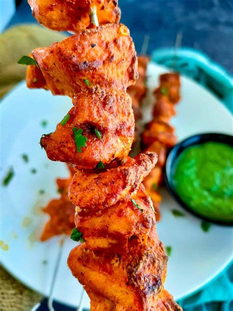 Easy Baked Tandoori Chicken Tikka - Go Healthy Ever After