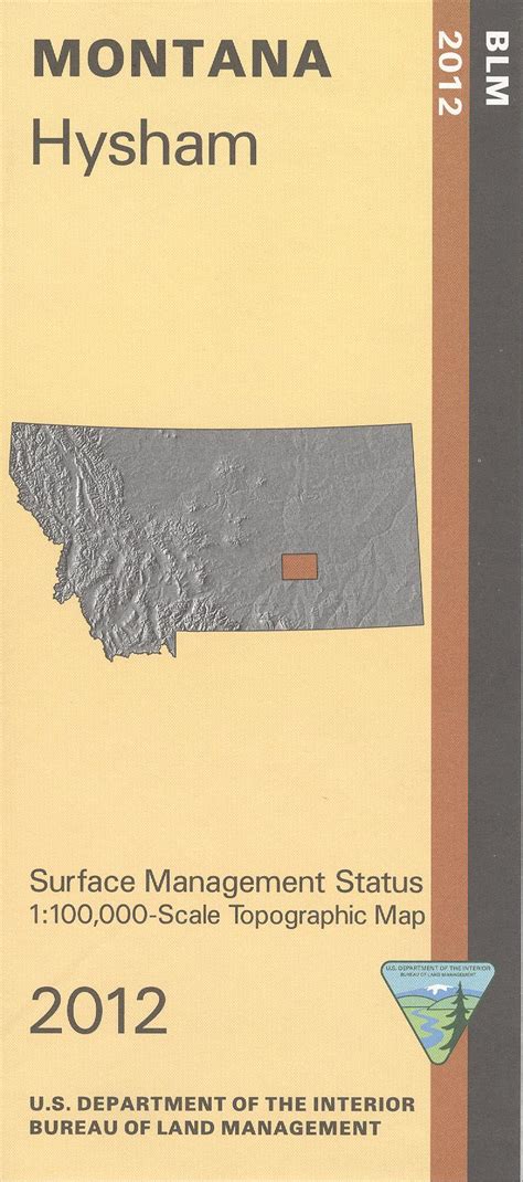 Map: Hysham MT - MT1100S – Public Lands Interpretive Association