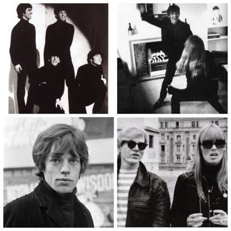 Beatles and others in photoshoots, examples of beatnik style in the 1960s. Source: Love a good ...