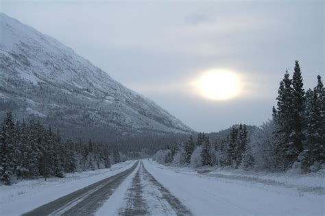 Winter on the South Klondike Highway, Yukon - ExploreTheYukon.com