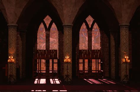 ArtStation - Cathedral - Demon's Crest Remake