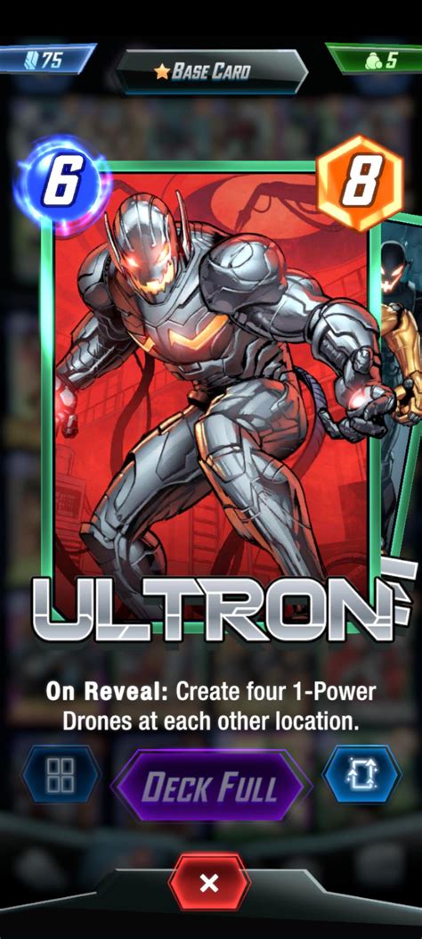 Deck Usage for Ultron?? : r/MarvelSnap