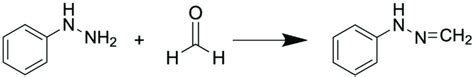 2,4-dinitrophenylhydrazine reaction with formaldehyde. | Download ...