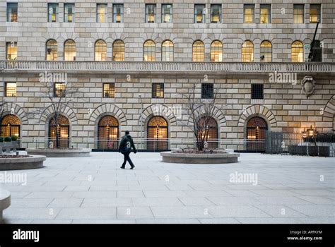 The Federal Reserve Bank of New York building on Liberty Street in ...