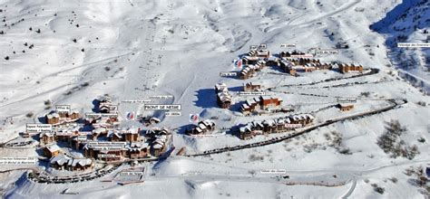 Valmeinier 1800 map | Valmeinier Booking (French alps ski resort)