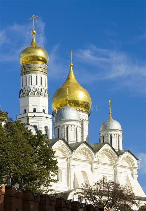 Moscow, Kremlin cathedrals stock image. Image of russian - 34327923