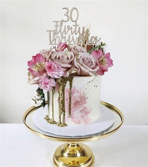 Thirty Flirty and Thriving Cake Topper 30th Birthday Cake - Get Free ...