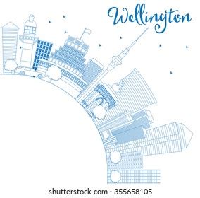 62 Wellington City Skyline Line Art Images, Stock Photos & Vectors ...