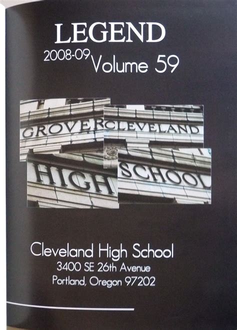 Cleveland High School [Portland, Oregon] 2009 Yearbook - Legend: Very Good Hardcover (2009 ...