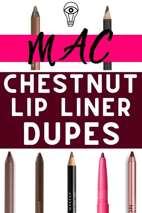 14 Best MAC Chestnut Lip Liner Dupe from NYX to Morphe