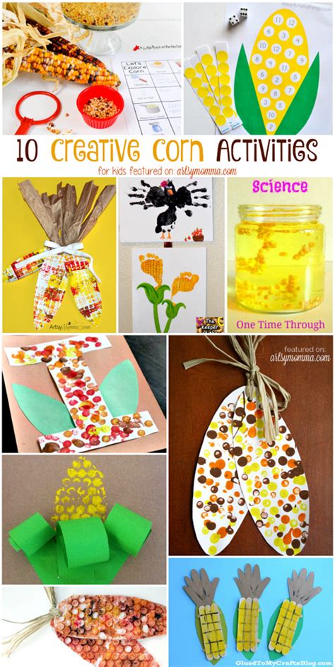 10 Corn Themed Activities for Thanksgiving | Harvest crafts, Fall crafts for kids, Thanksgiving ...