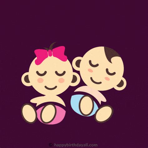 Happy Birthday Twins GIFs Free Download