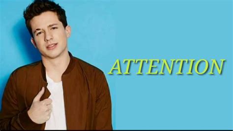 Attention - Charlie Puth Lyrical Video - Full Lyrics video - YouTube