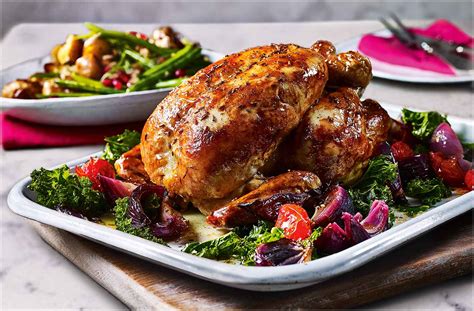 Spiced roast chicken with crushed potatoes | Tesco Real Food