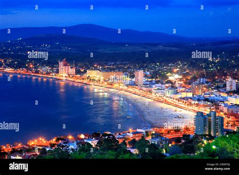 Aerial view of Piriapolis City and beach. Maldonado, Uruguay, south Stock Photo: 50341610 - Alamy