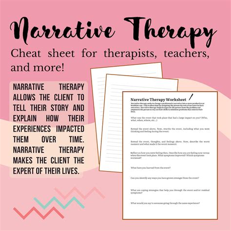 10 Narrative Therapy Worksheets Worksheeto Com - vrogue.co
