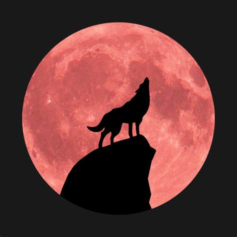 Wolf Howling at a Blood Moon - Animals - Onesie | TeePublic