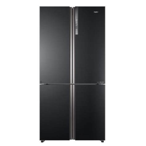 Haier Refrigerator 4 Doors 690 Liter Inverter Glass Black HRF-690 TDBG