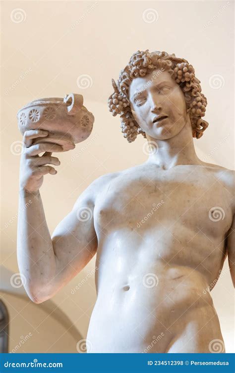 Bacchus by Michelangelo Buonarroti Editorial Stock Photo - Image of ...