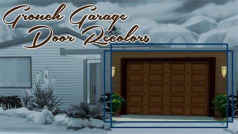 Grouch Garage Door Recolors | SimsWorkshop