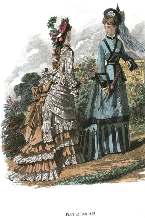 1875 Autumn Plaid Bustle Dress | The Modern Mantua-Maker