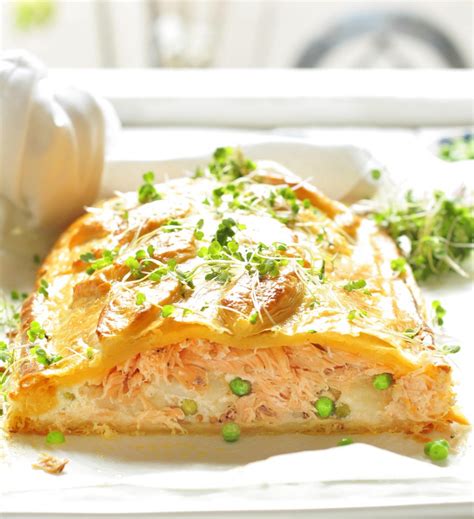 Salmon Pie - sheer indulgence! - My Easy Cooking