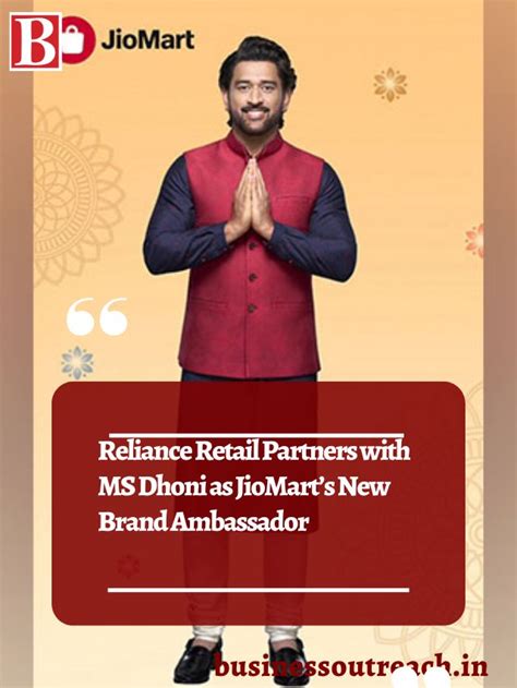 Reliance Retail Partners with MS Dhoni as JioMart’s New Brand ...