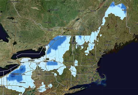 Map: Current Snow Cover Across The United States | Unofficial Networks