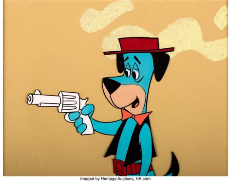 The Huckleberry Hound Show Huck as a Cowboy Production Cel and | Lot #97545 | Heritage Auctions