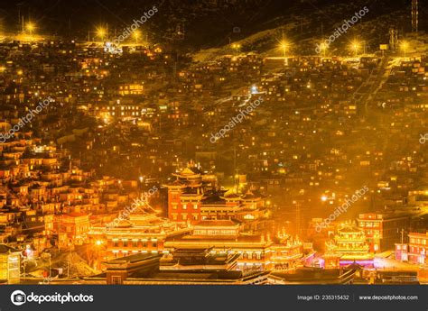 Aerial View Campus Serthar Institute Known Larung Gar Buddhist Academy ...