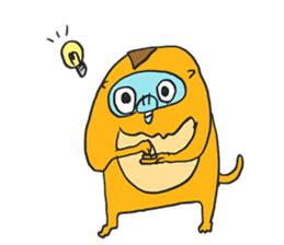 Golden Snub-nosed Monkey by oyo-rukuruku sticker #12359628