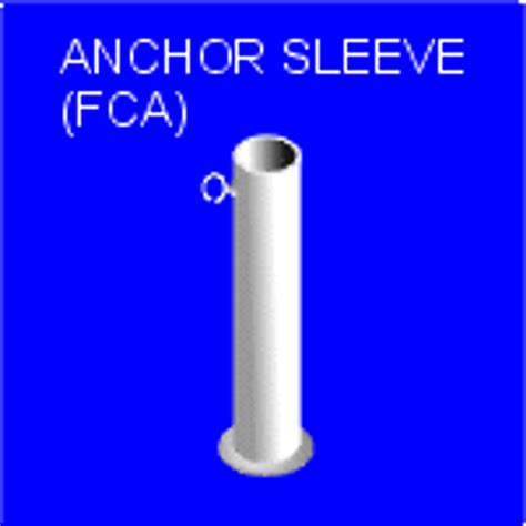 Concrete Anchor Sleeve FCA - Fence-Material