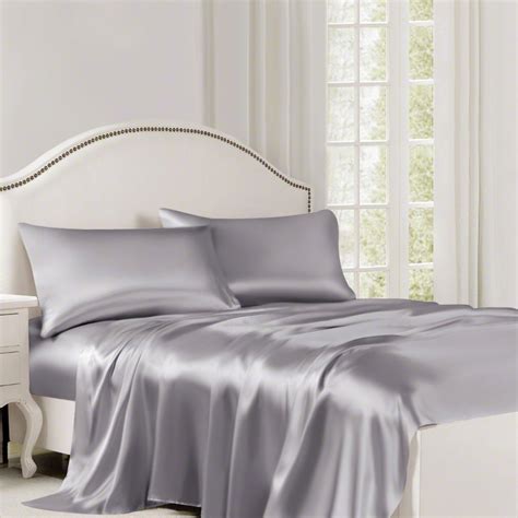 Silver Silk Flat Sheet