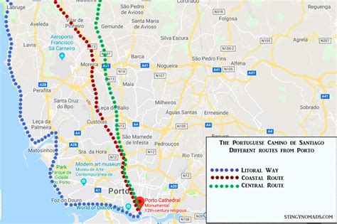 The Portuguese Camino Coastal Route - a guide & walking stages - STINGY ...