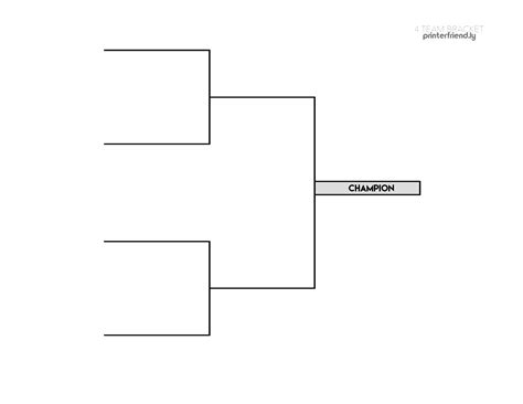 Team Double Elimination Printable Tournament Bracket, 58% OFF