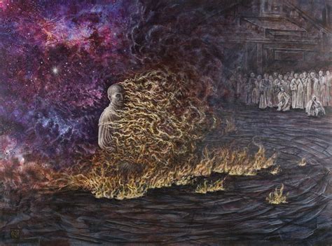 The power of painting the iconic photo of the Burning Monk by Malcolm ...