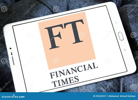 Financial Times logo editorial photography. Image of emphasis - 95623227