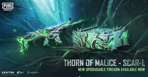 Thorn of Malice SCAR-L Skin PUBG Mobile | PUBG unveiled Thorn of Malice ...