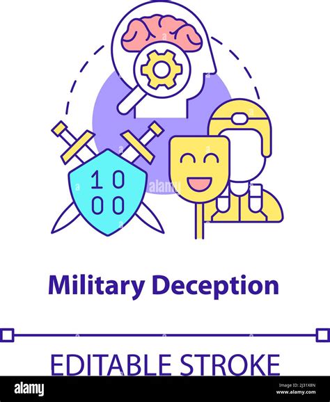 Military deception concept icon Stock Vector Image & Art - Alamy