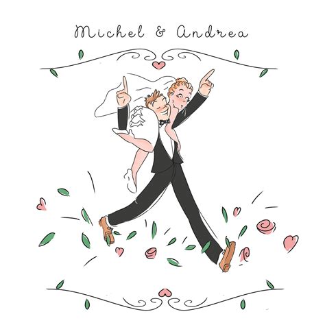 Cartoon Wedding invitation :: Behance