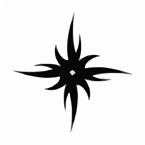 Tattoo Star Black · Free vector graphic on Pixabay